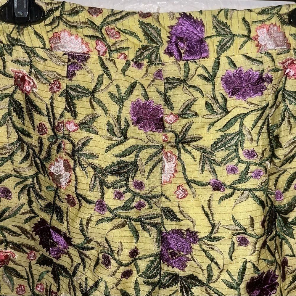 Anthropologie x La Fuori Floral Embroidered Shorts Size XSP New With Tags - Picture 6 of 7